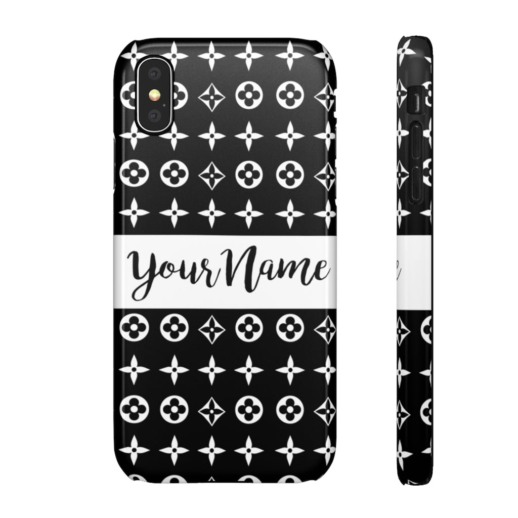 Personalized Floral Print Phone Case - Limitless Jewellery