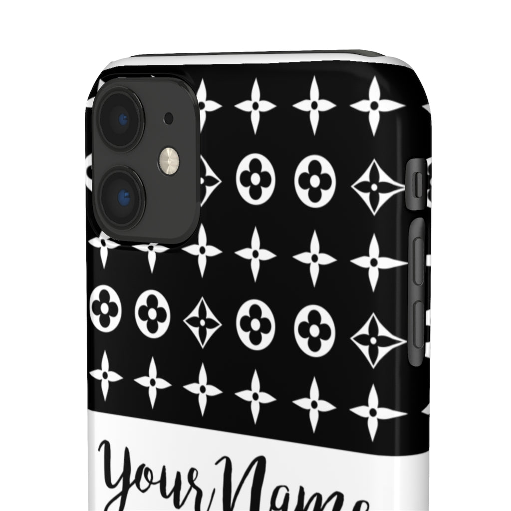 Personalized Floral Print Phone Case - Limitless Jewellery