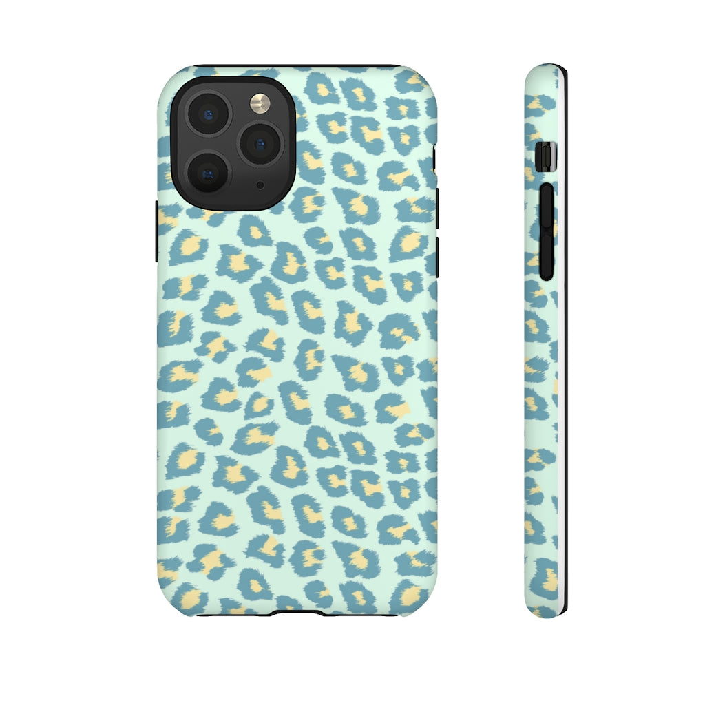 Green Cheetah Leopard Phone Case