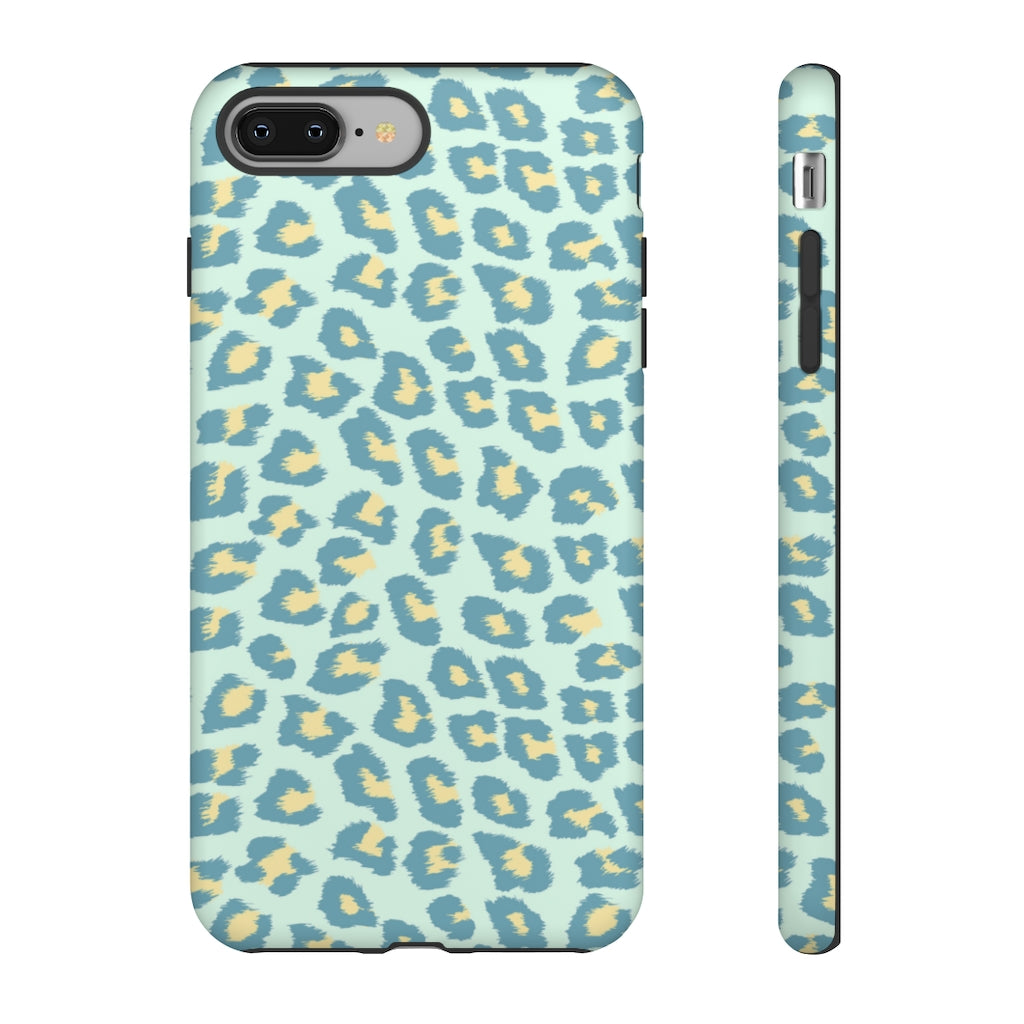 Green Cheetah Leopard Phone Case