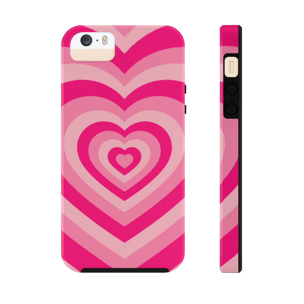Pink Hearts iPhone Case