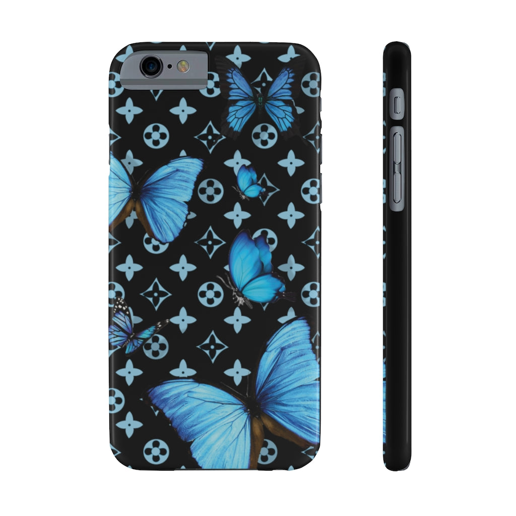 Butterfly Floral Print Slim Phone Case - Limitless Jewellery