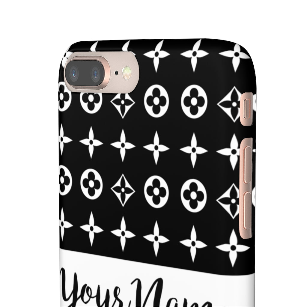 Personalized Floral Print Phone Case - Limitless Jewellery