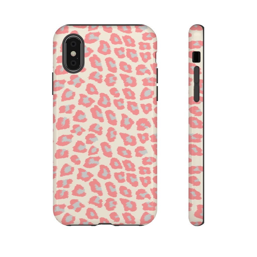 Peach Cheetah iPhone Case