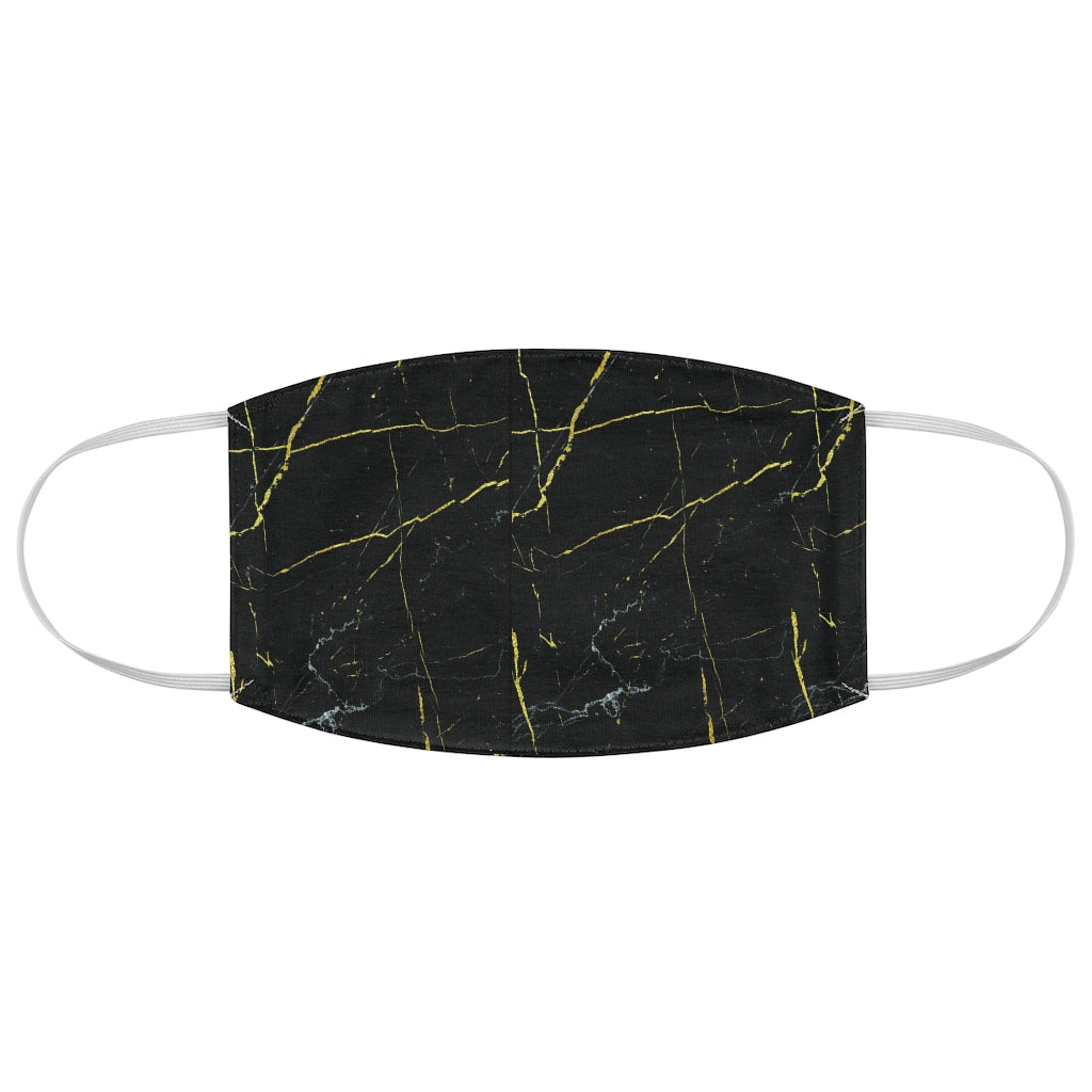 Black Marble Fabric Face Mask - Limitless Jewellery