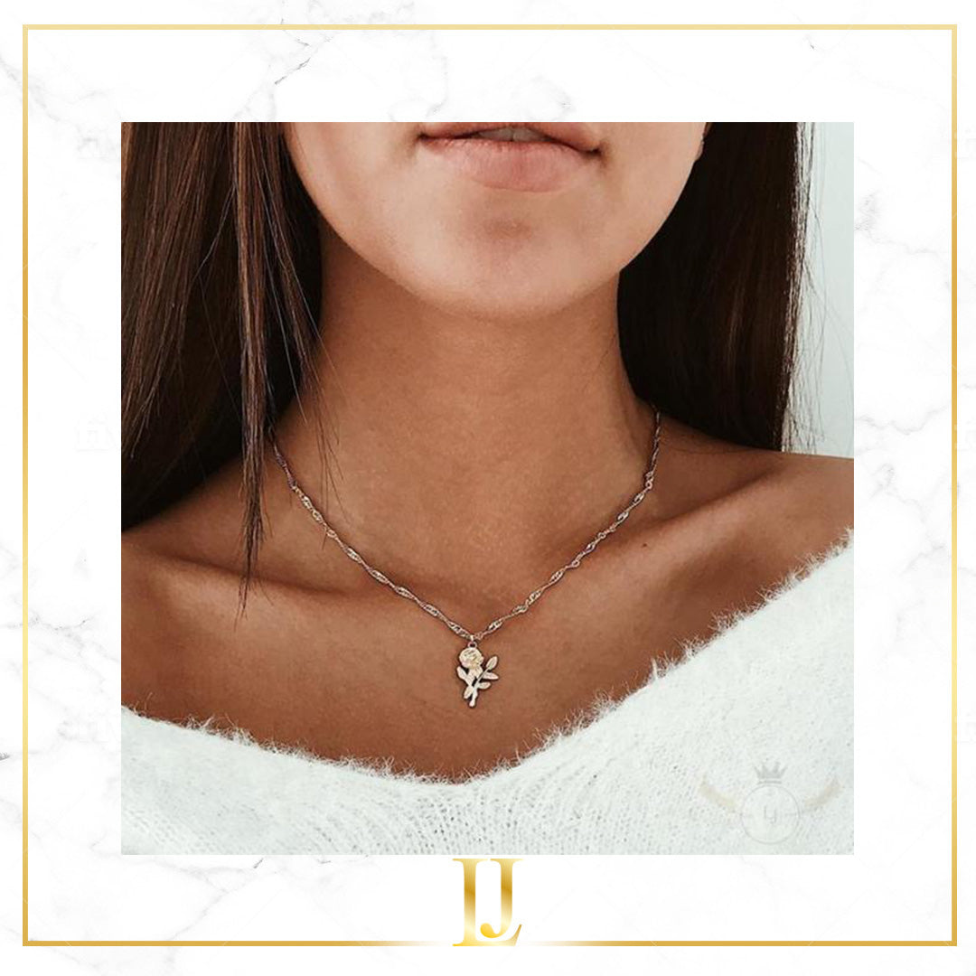 Rose Statement Necklace - Limitless Jewellery
