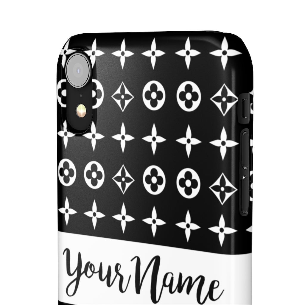 Personalized Floral Print Phone Case - Limitless Jewellery