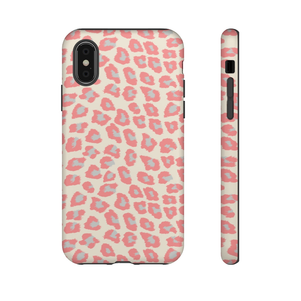 Peach Cheetah iPhone Case