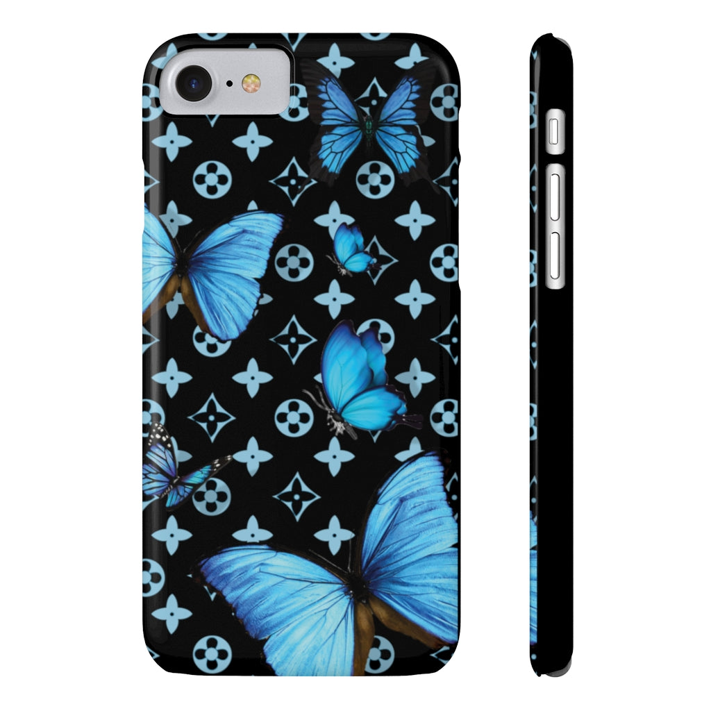 Butterfly Floral Print Slim Phone Case - Limitless Jewellery