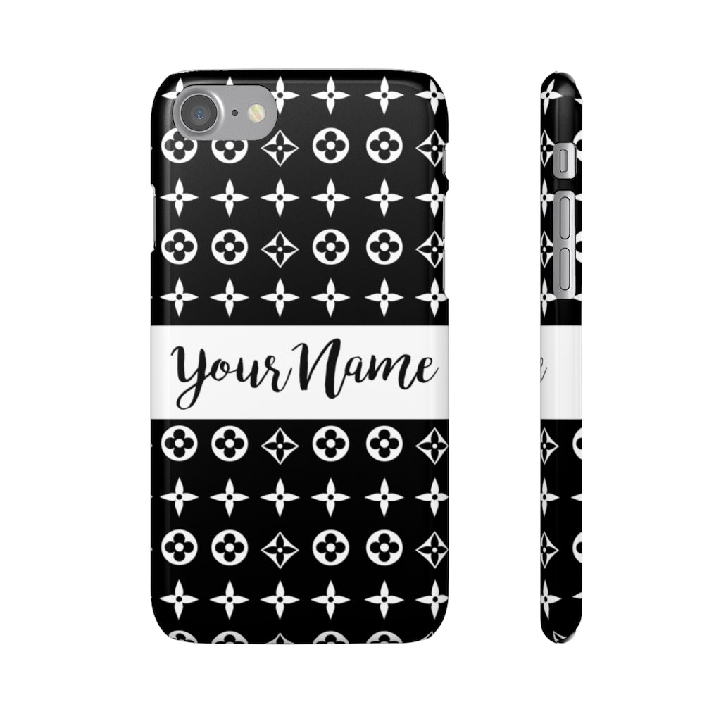 Personalized Floral Print Phone Case - Limitless Jewellery