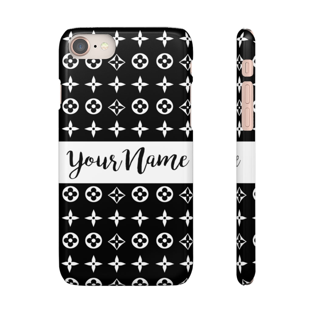 Personalized Floral Print Phone Case - Limitless Jewellery