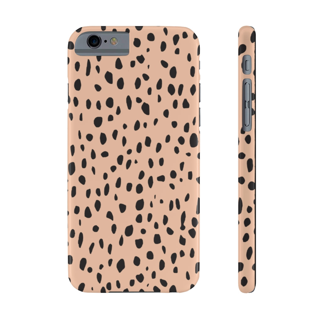 Cheetah Case Mate Slim Phone Case
