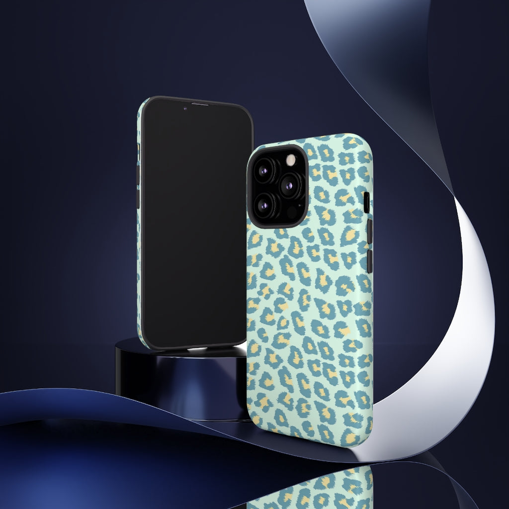 Green Cheetah Leopard Phone Case