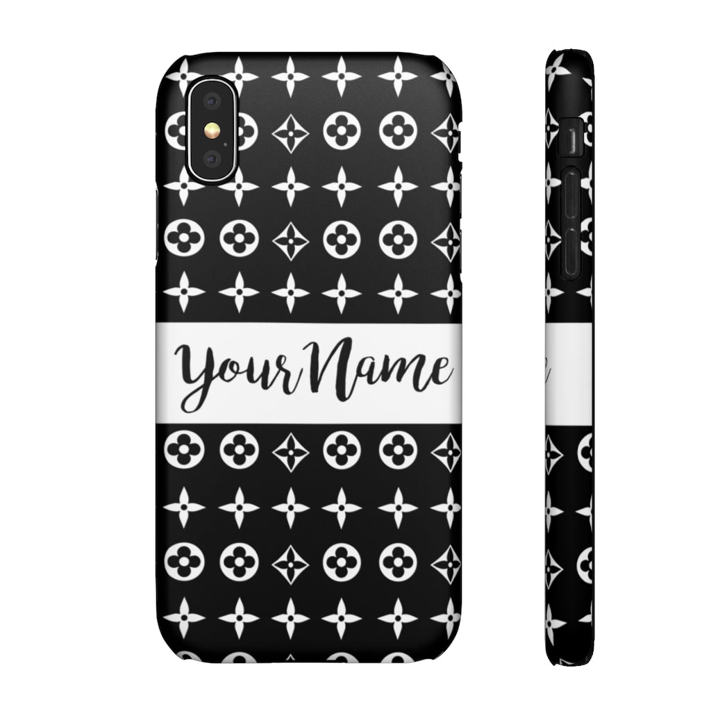 Personalized Floral Print Phone Case - Limitless Jewellery