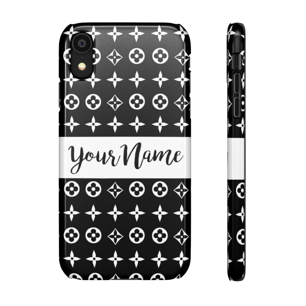 Personalized Floral Print Phone Case - Limitless Jewellery