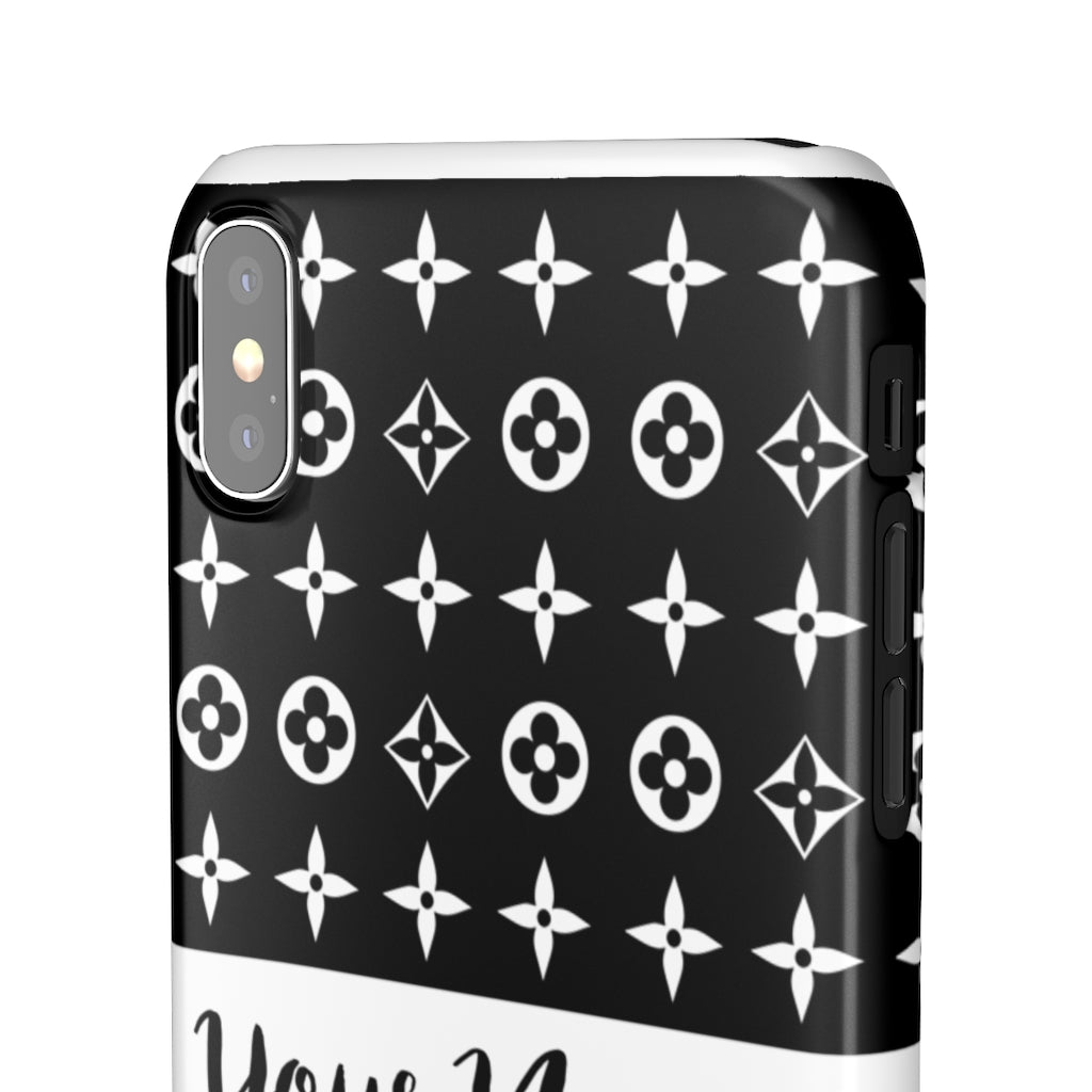 Personalized Floral Print Phone Case - Limitless Jewellery