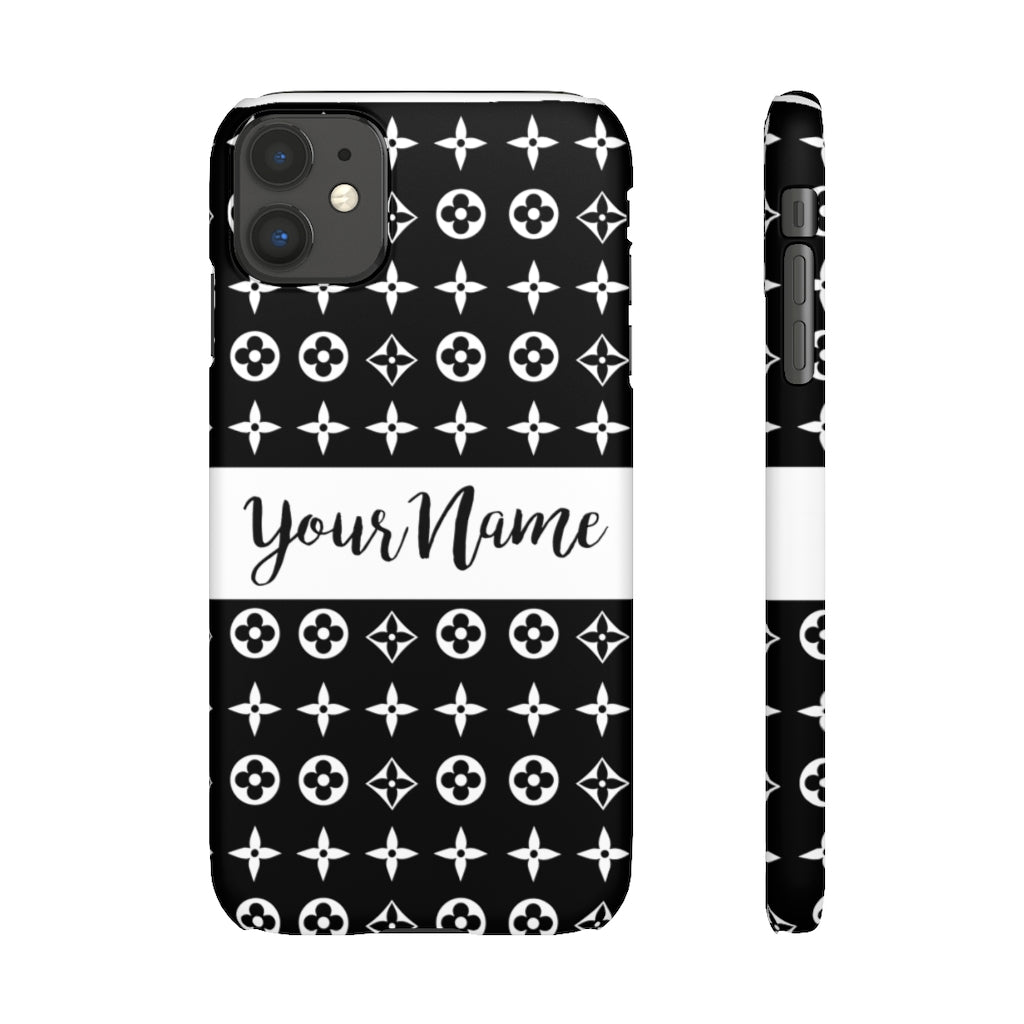 Personalized Floral Print Phone Case - Limitless Jewellery