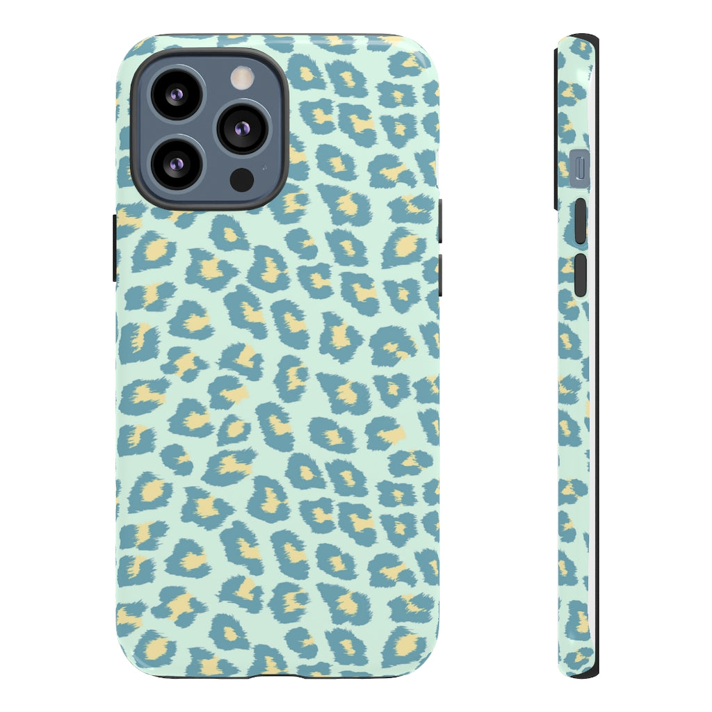 Green Cheetah Leopard Phone Case