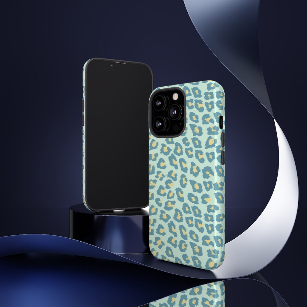 Green Cheetah Leopard Phone Case
