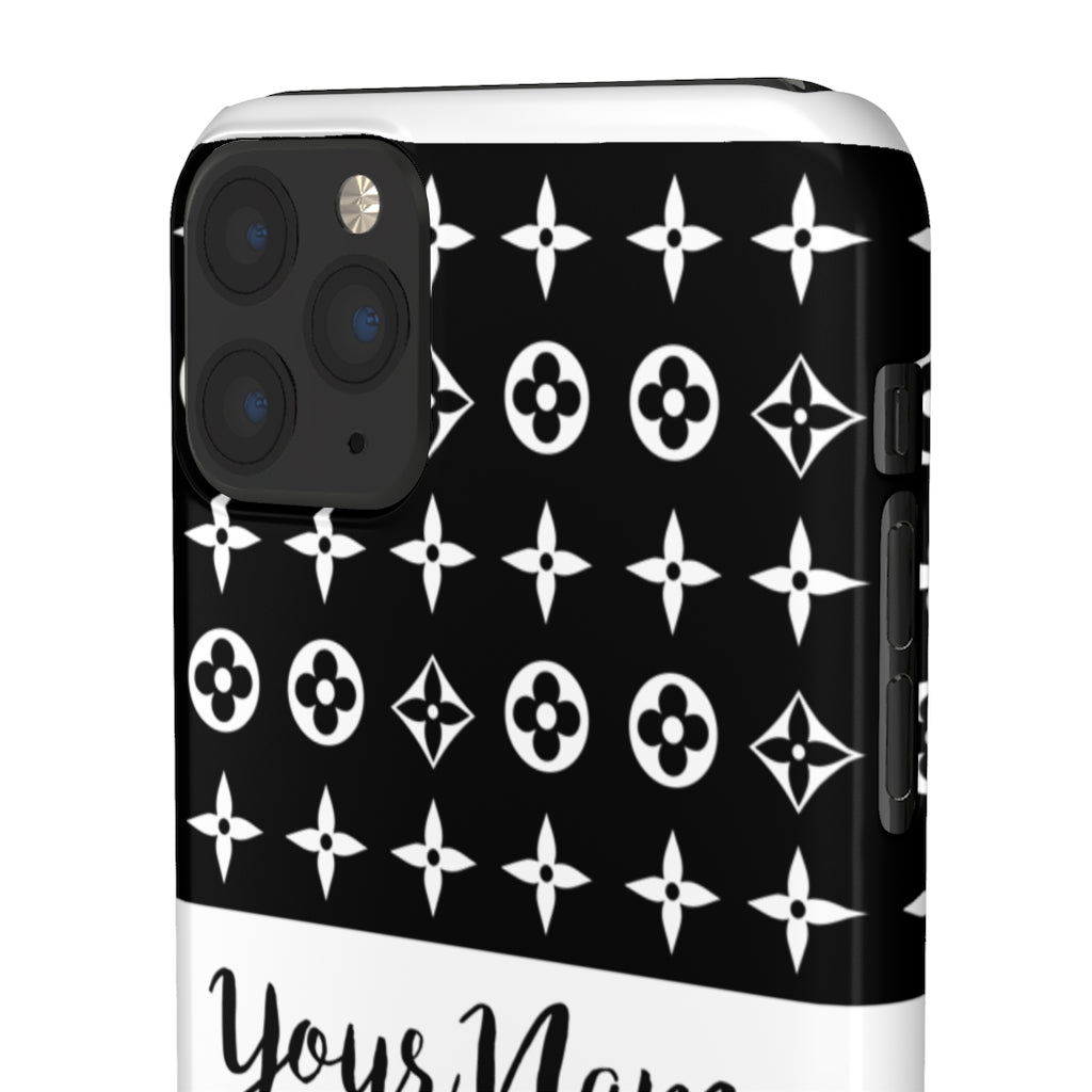 Personalized Floral Print Phone Case - Limitless Jewellery