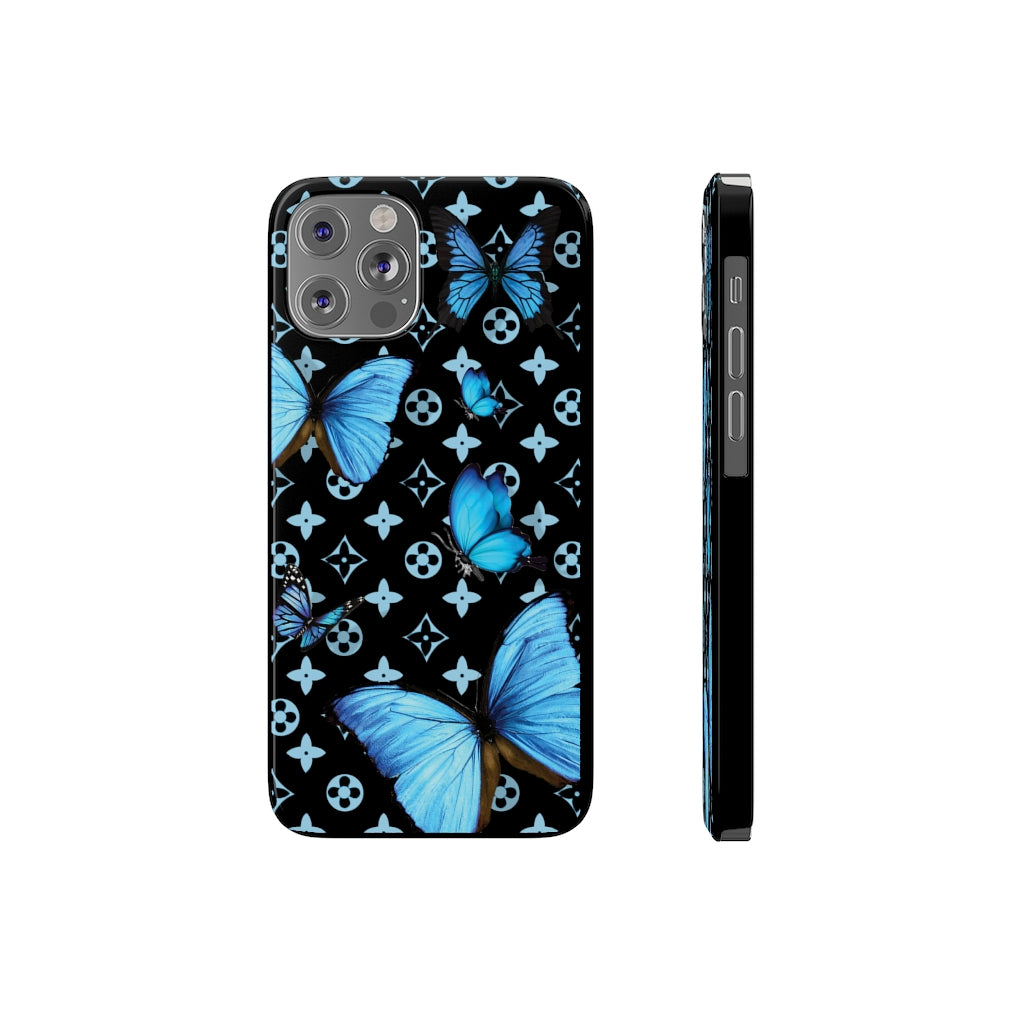 Butterfly Floral Print Slim Phone Case - Limitless Jewellery