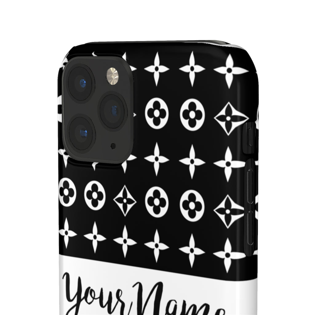 Personalized Floral Print Phone Case - Limitless Jewellery