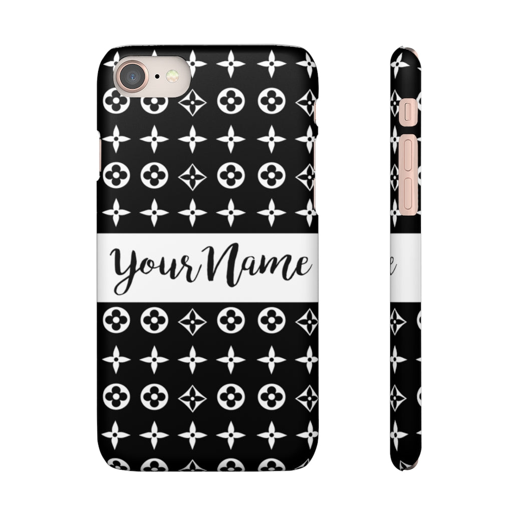 Personalized Floral Print Phone Case - Limitless Jewellery