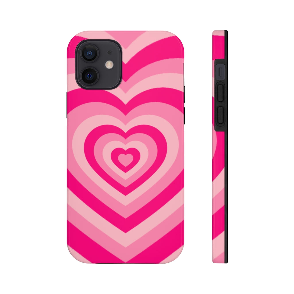 Pink Hearts iPhone Case