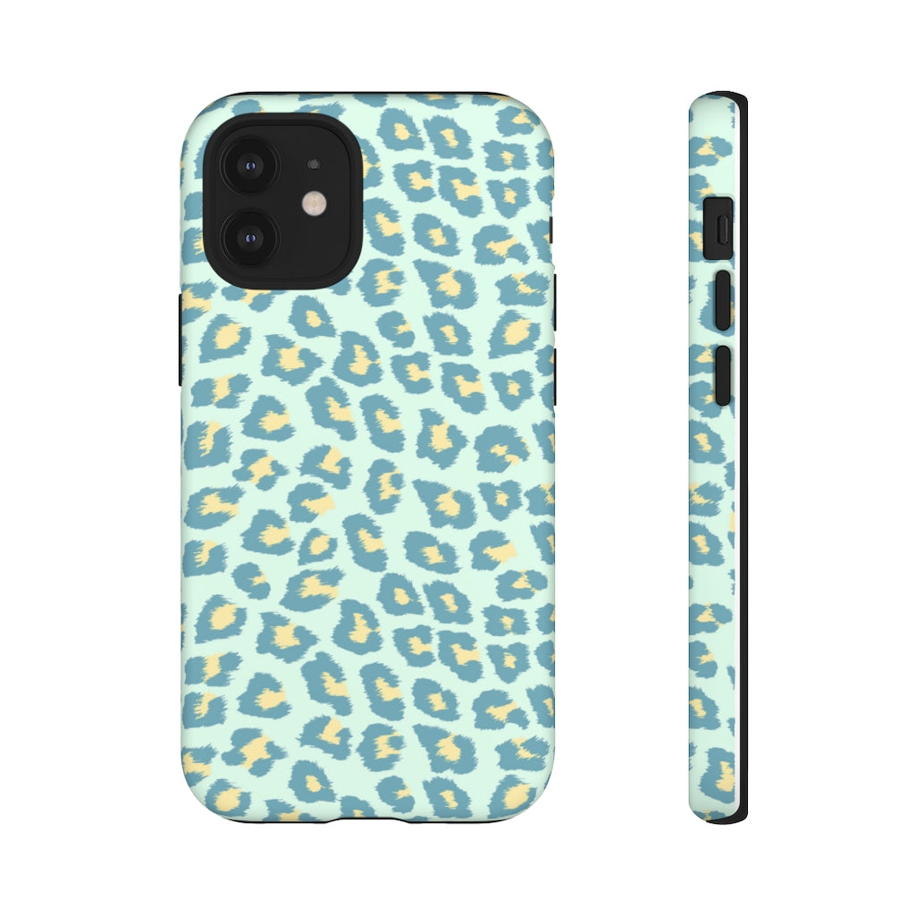 Green Cheetah Leopard Phone Case