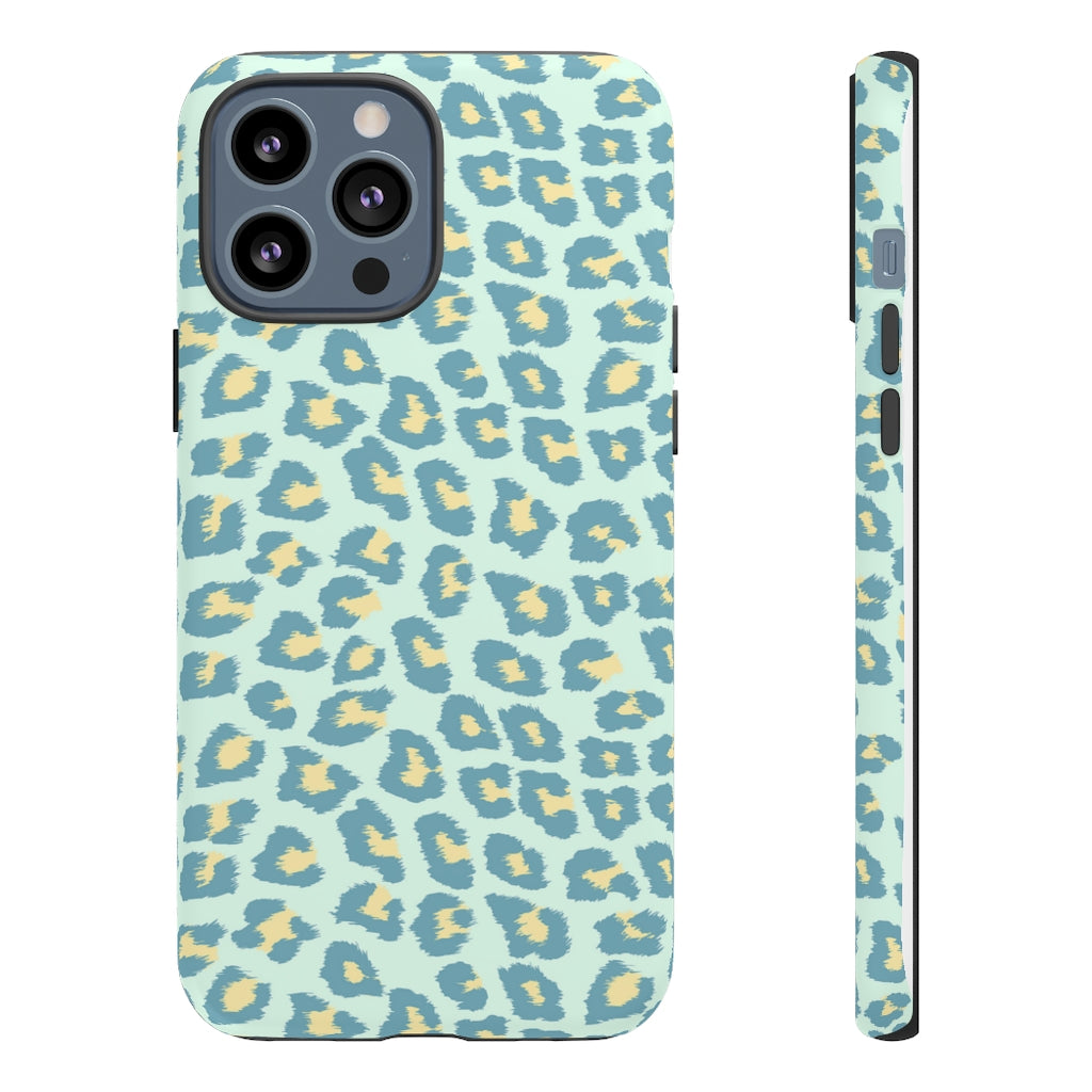 Green Cheetah Leopard Phone Case