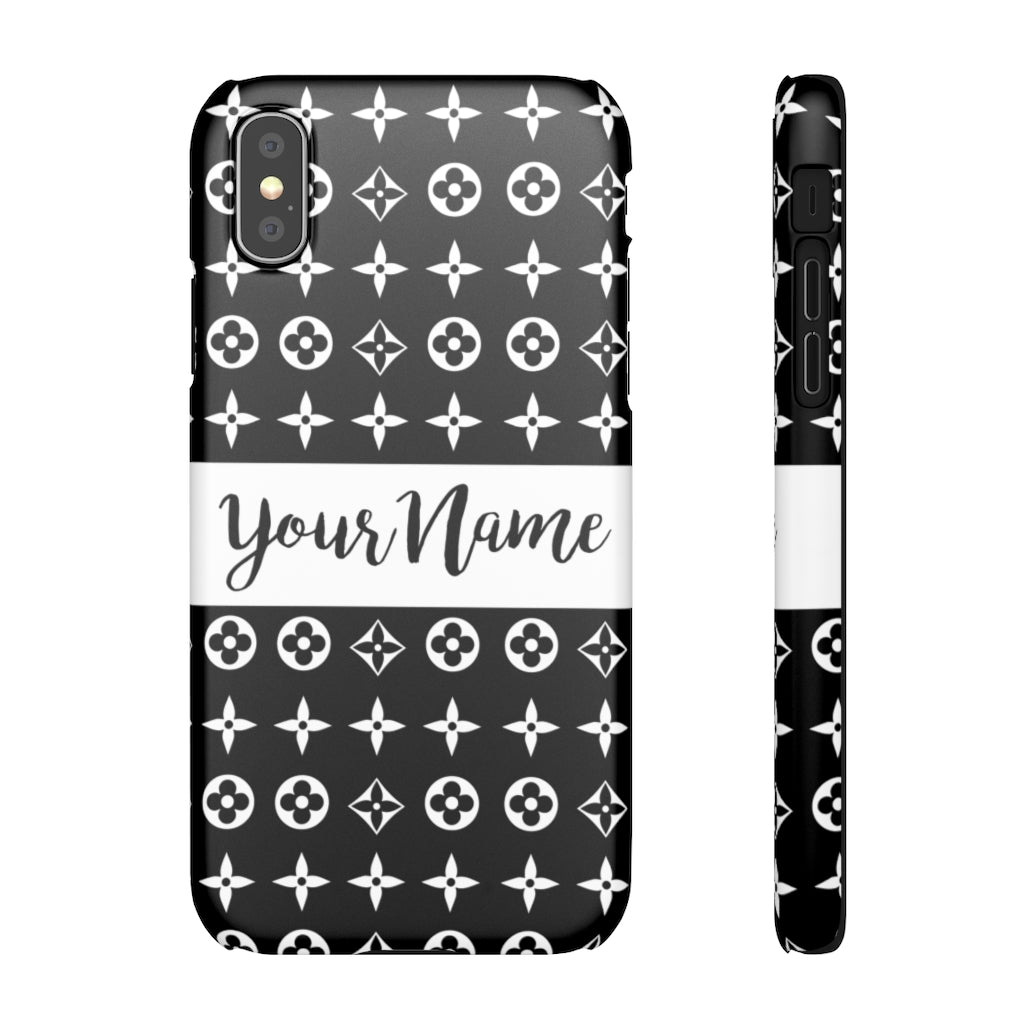 Personalized Floral Print Phone Case - Limitless Jewellery