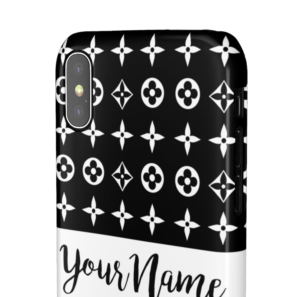 Personalized Floral Print Phone Case - Limitless Jewellery