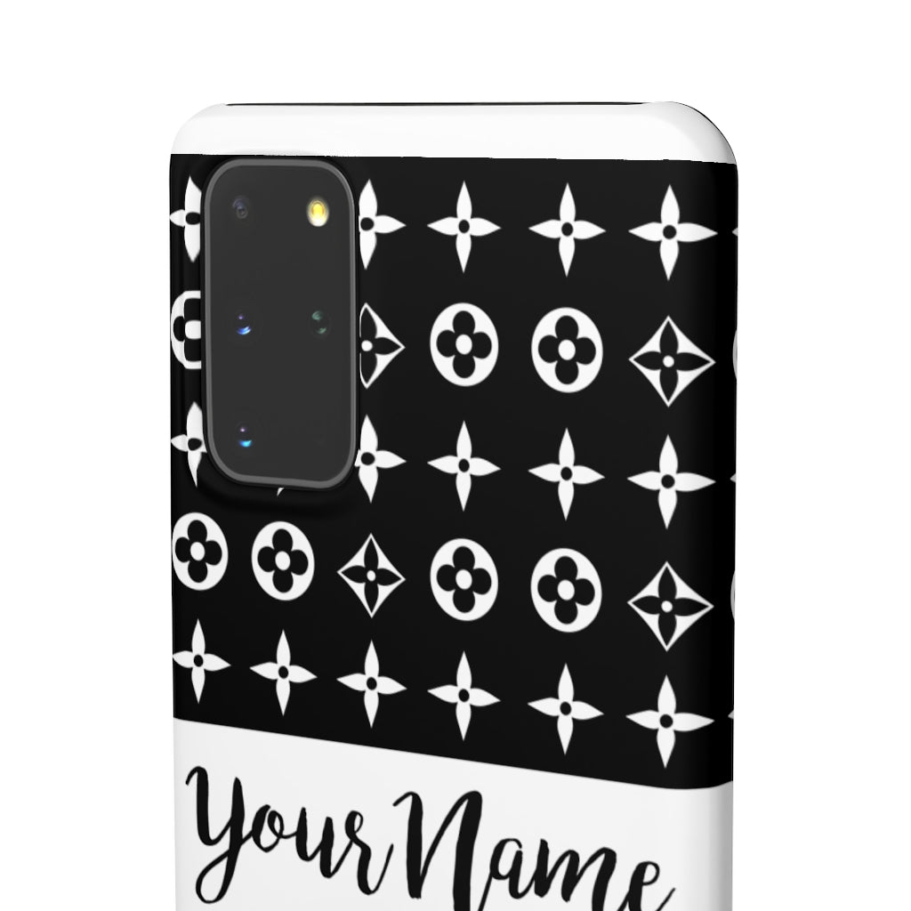 Personalized Floral Print Phone Case - Limitless Jewellery