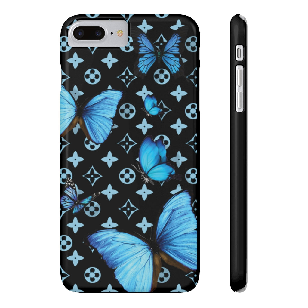 Butterfly Floral Print Slim Phone Case - Limitless Jewellery