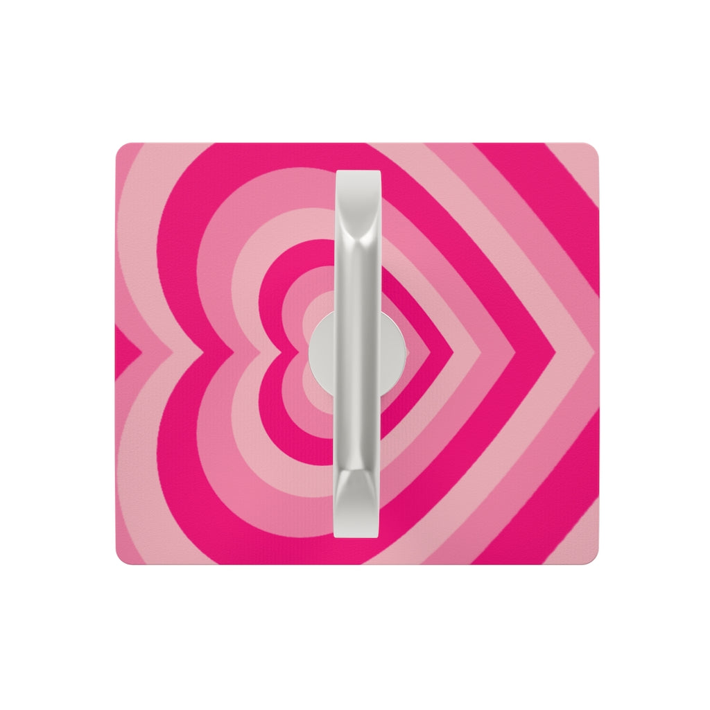 Pink Hearts Smartphone Ring Holder