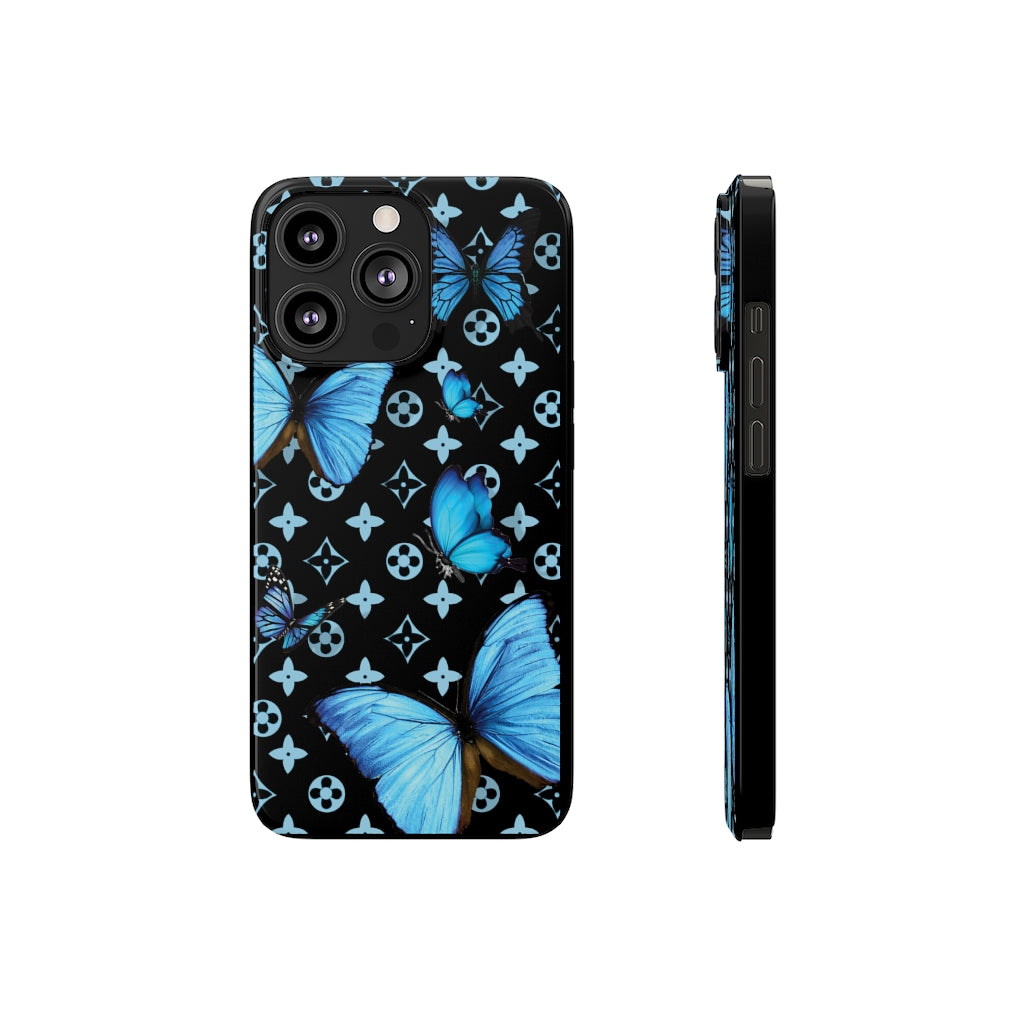 Butterfly Floral Print Slim Phone Case - Limitless Jewellery