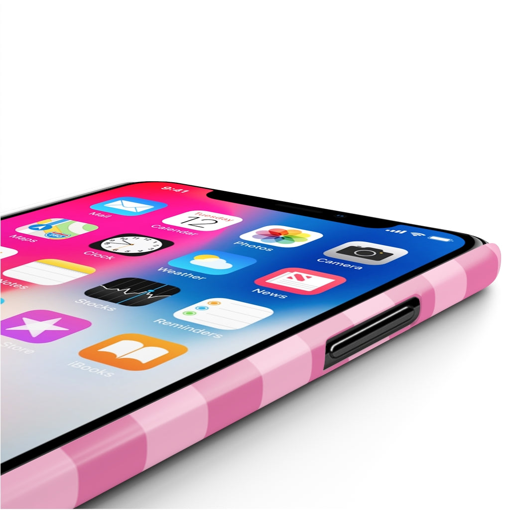 Pink Initial Heart Phone Case