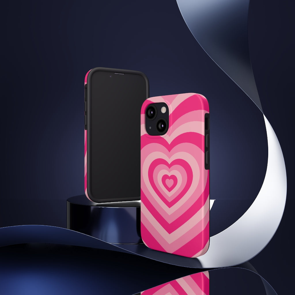Pink Hearts iPhone Case