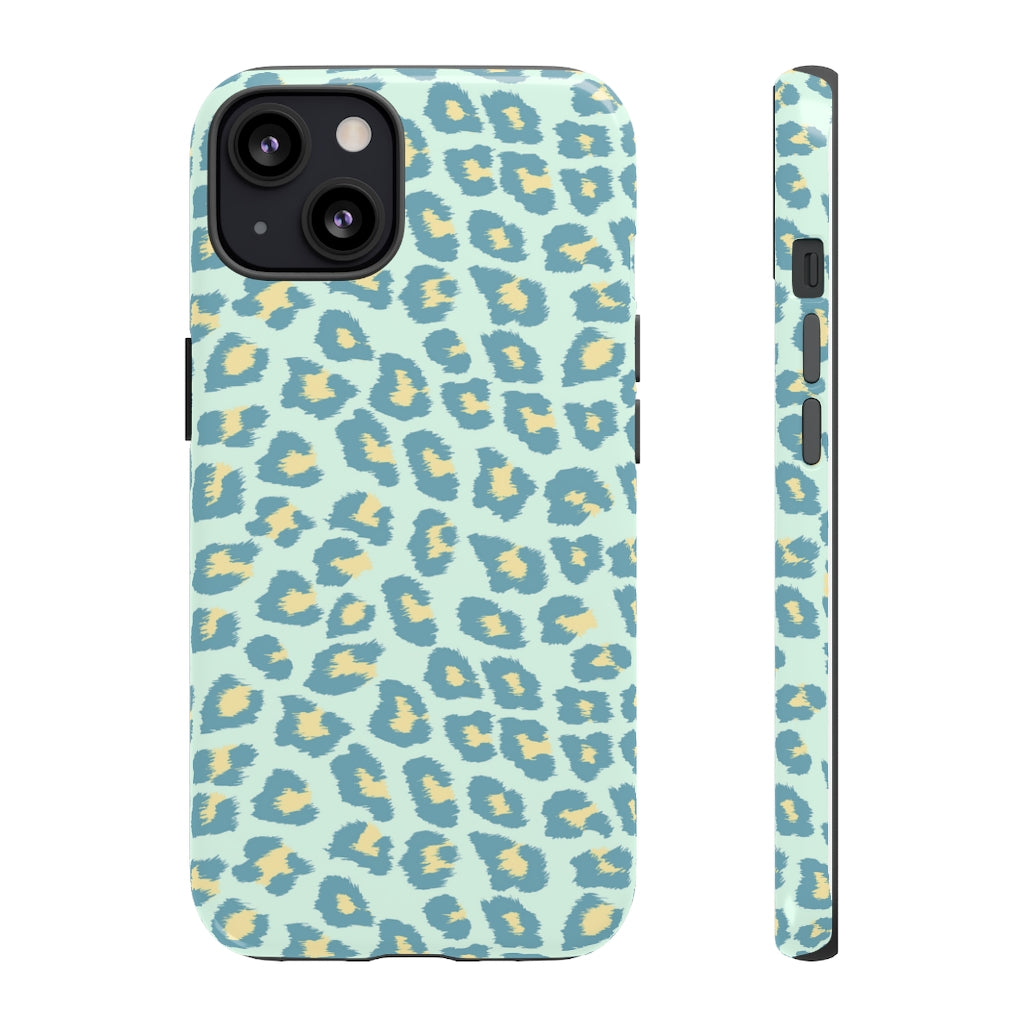 Green Cheetah Leopard Phone Case