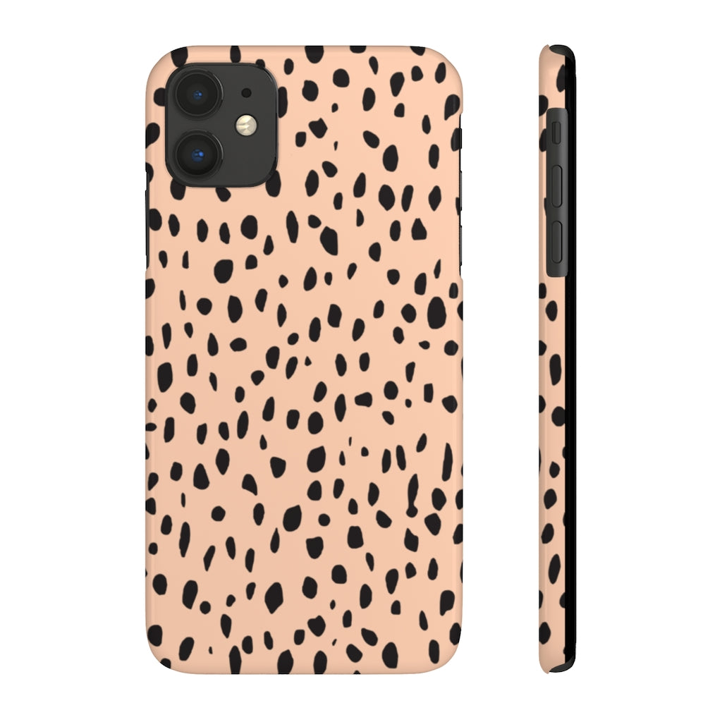 Cheetah Case Mate Slim Phone Case
