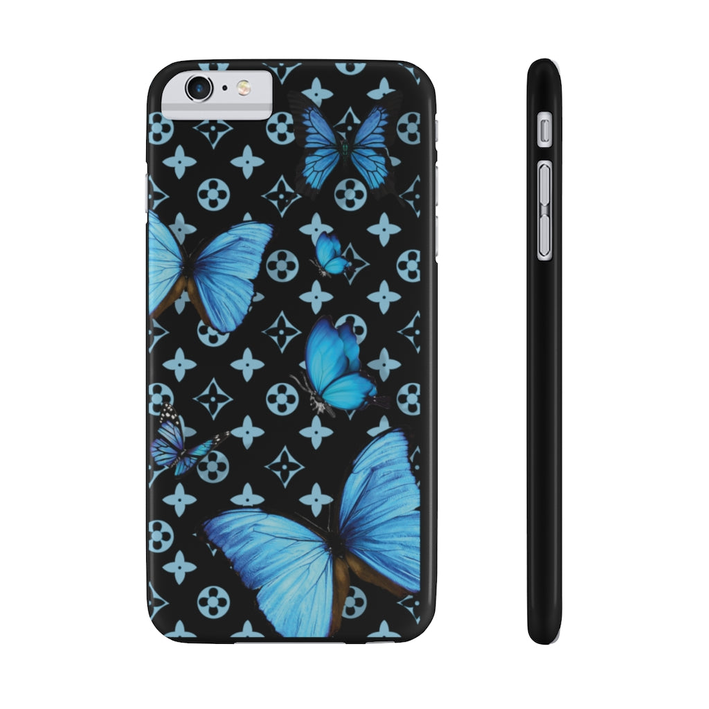 Butterfly Floral Print Slim Phone Case - Limitless Jewellery