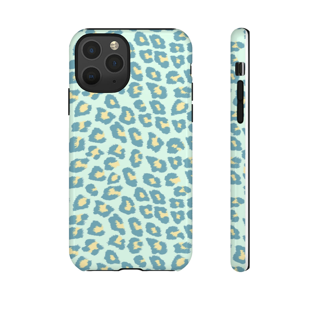 Green Cheetah Leopard Phone Case