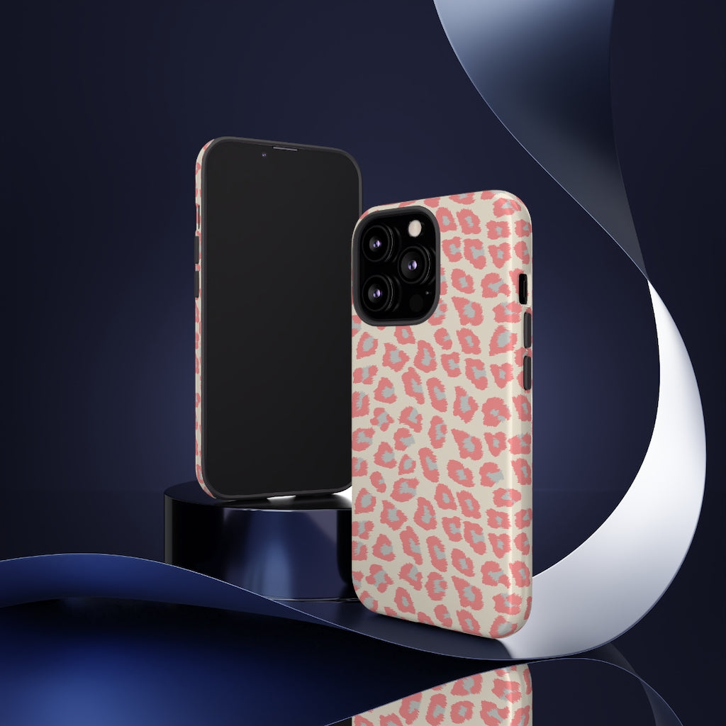 Peach Cheetah iPhone Case