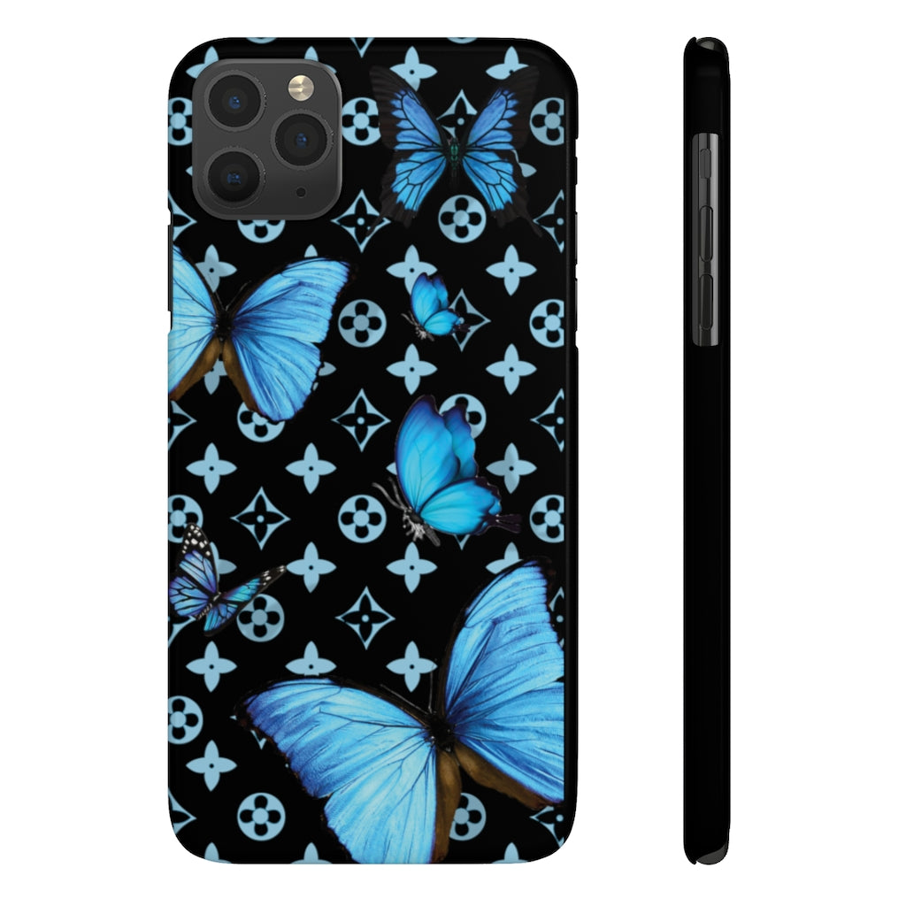 Butterfly Floral Print Slim Phone Case - Limitless Jewellery