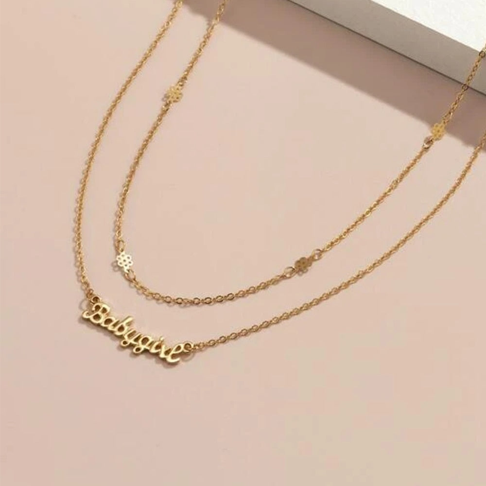 Personalized Belly Chain Necklace