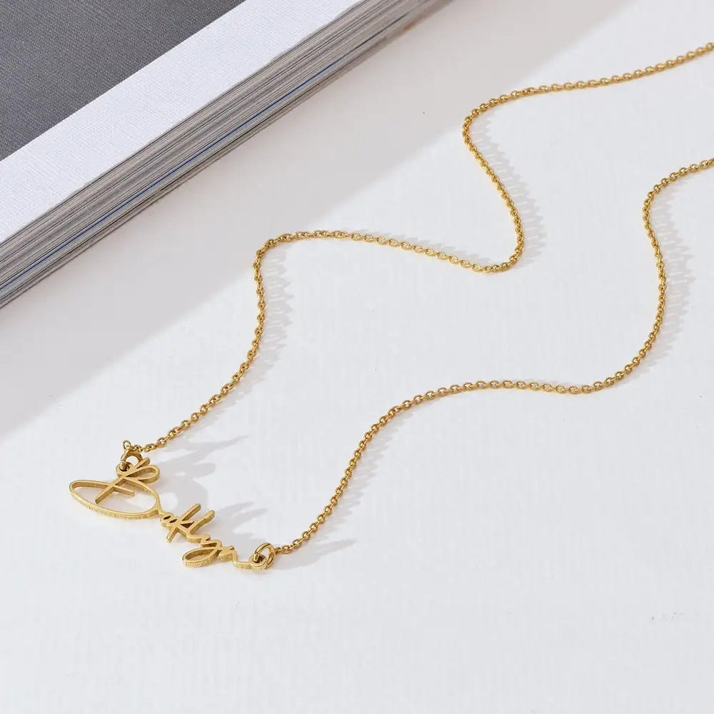 Personalized Multi Font Necklace