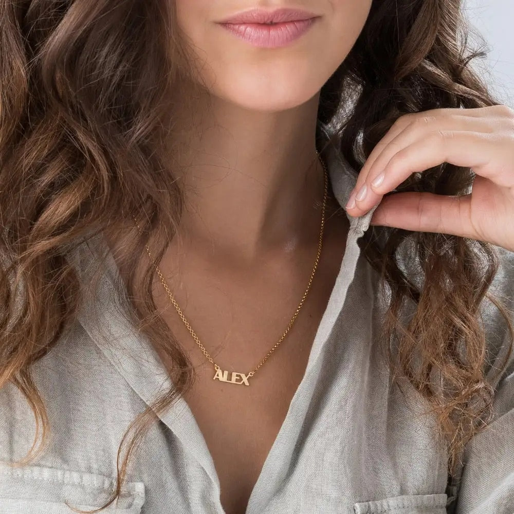 Personalized Multi Font Necklace