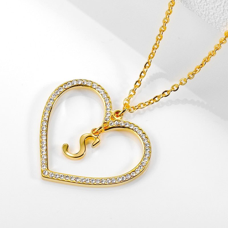 Heart Letter Necklace