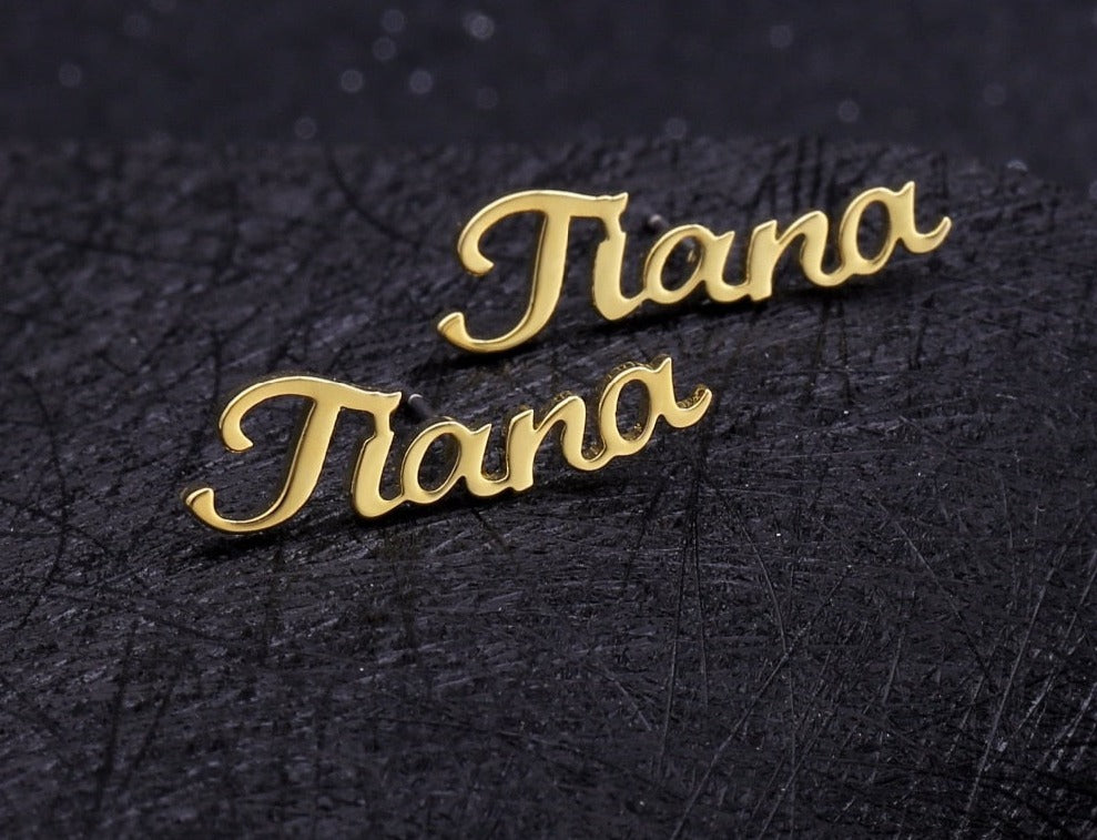 Personalized Name Earrings