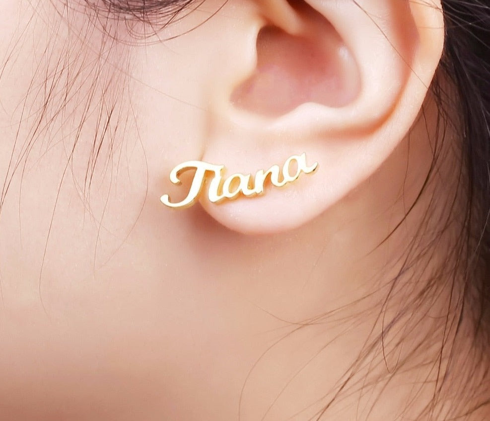 Personalized Name Earrings